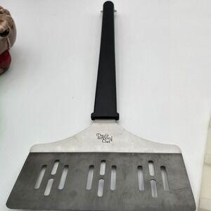 Pampered Chef  8" wide Jumbo‎ Turner Grill/Spatula w Cover BBQ Tool